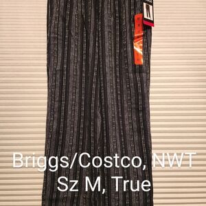 Briggs New York Black and White Wide Leg Pants